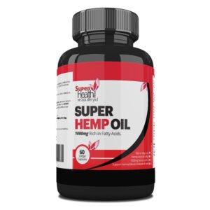 Super Hemp Oil Pain Relief Anti-inflammatory Soft Gel Capsule High Strength 1000 mg Protects Heart, Lowers Cholesterol